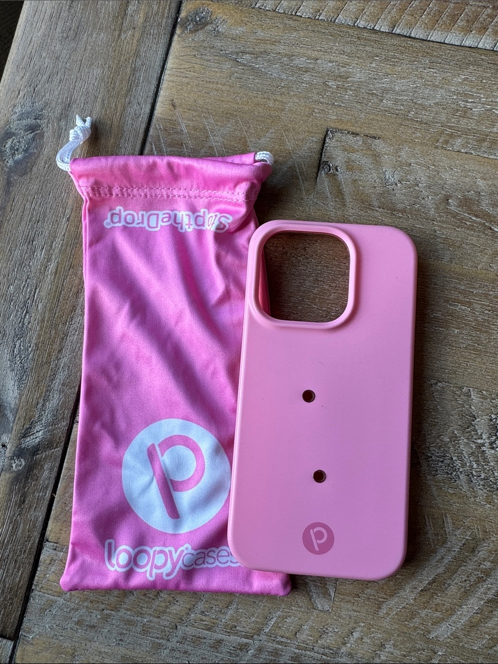iPhone 15 Pro Loopy case - Bubblegum Pink